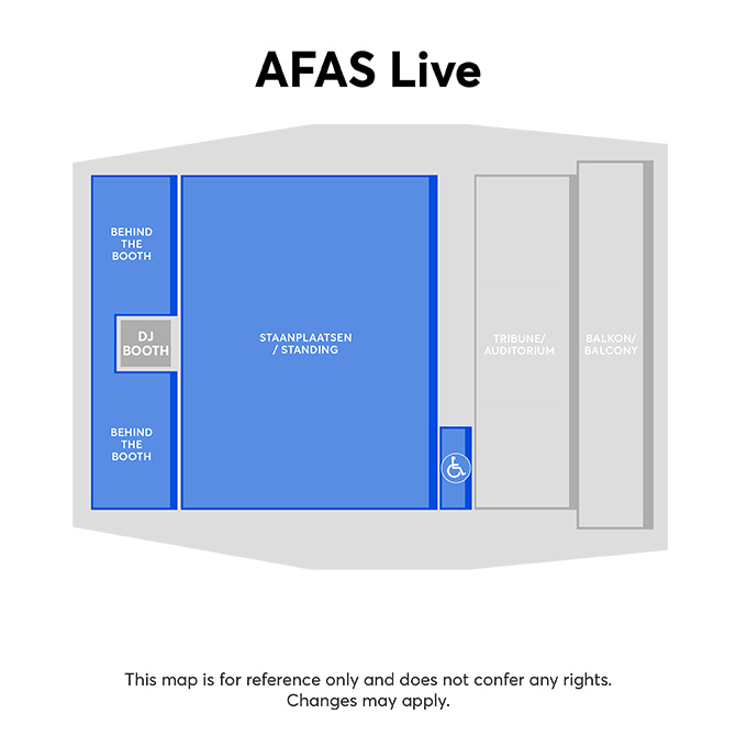Plan de salle - AFAS Live