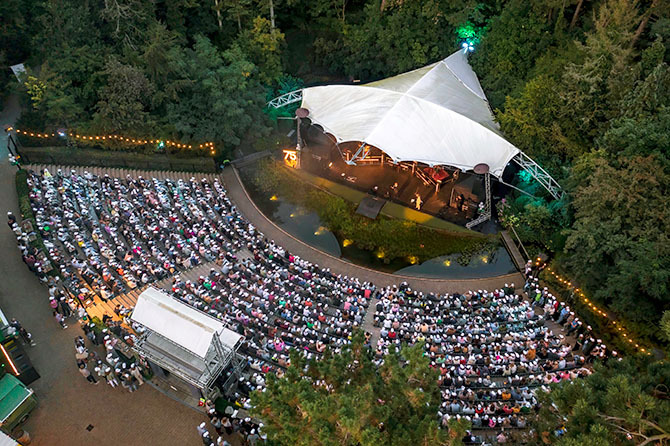 Zaalplattegrond voor Andre Hazes alleen voor referentie