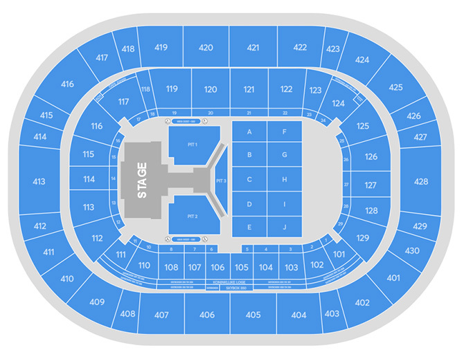 Zaalplattegrond voor Stray Kids alleen voor referentie