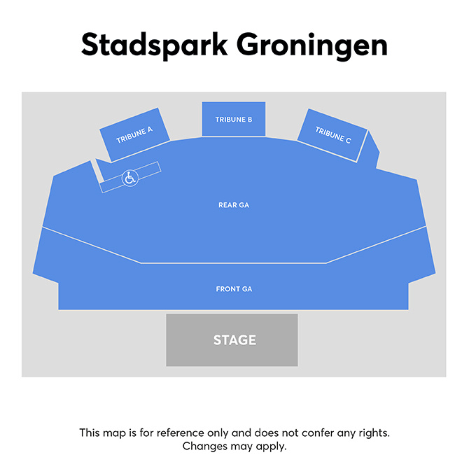 Zaalplan - Stadspark Groningen
