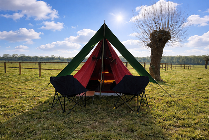 Zaalplattegrond: Lowlands 2026 - EASY CAMP - Apollo 2P Comfort