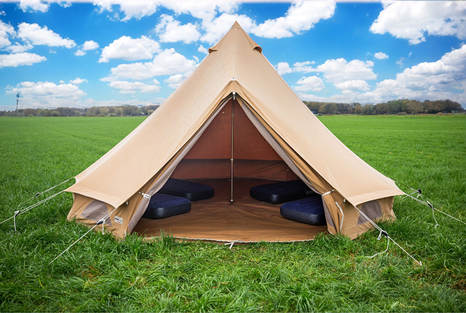 Zaalplattegrond: Lowlands 2026 - EASY CAMP - Belltent 4P Easy