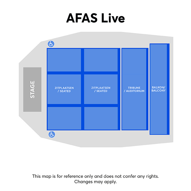 Zaalplan - AFAS Live