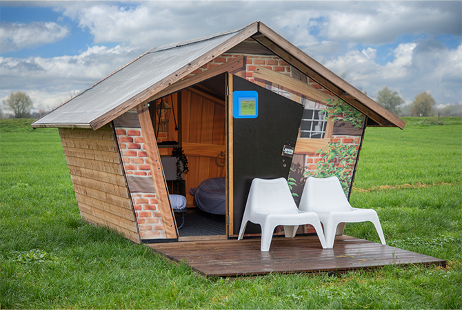 Zaalplattegrond voor Rabbit Resort alleen voor referentie