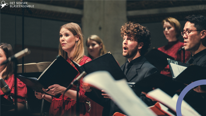 Salkart for Det Norske Blaaseensemble for referanse