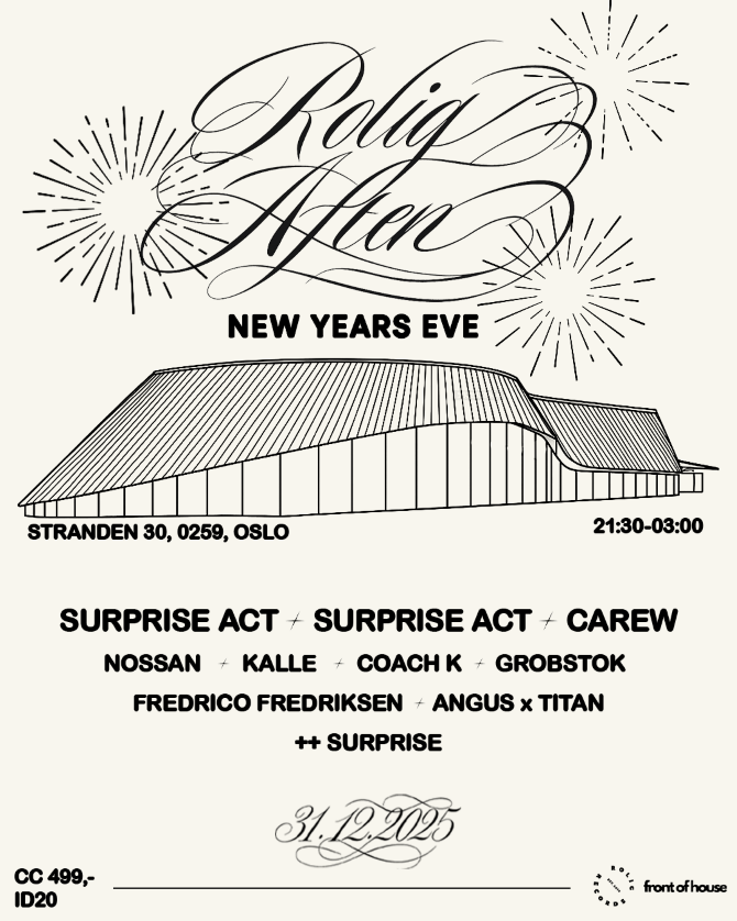 Salkart for Rolig Aften for referanse