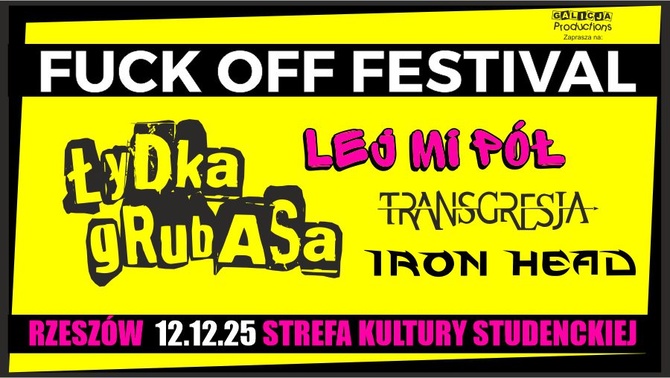 Plan miejsc w obiekcie Fuck Off Festival wyłącznie w celach informacyjnych