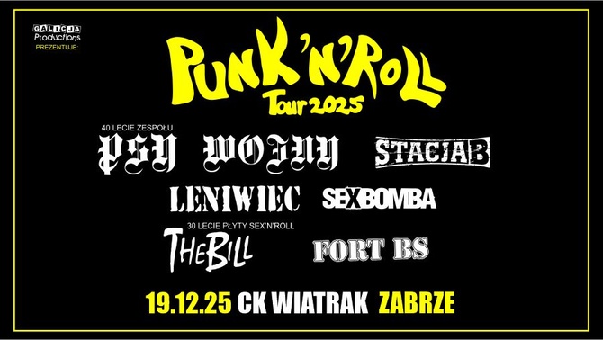 Plan miejsc w obiekcie Punk'N'Roll wyłącznie w celach informacyjnych