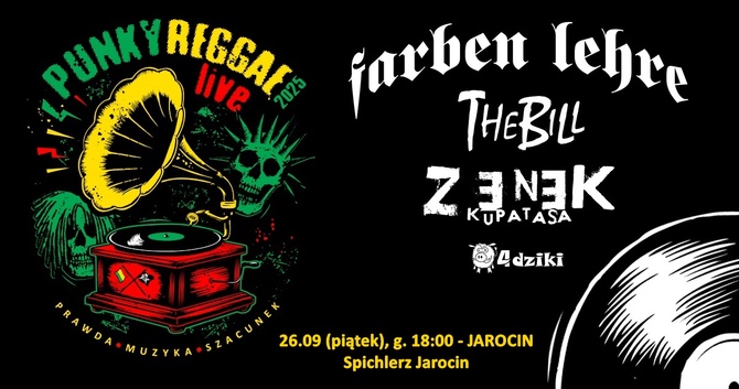 Plan miejsc w obiekcie Punky Reggae Live wyłącznie w celach informacyjnych