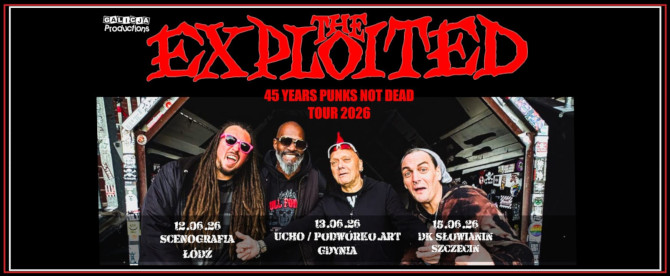 Zaalplattegrond: *CANCELLED* The Exploited - 45 Years Punks Not Dead Tour 2026