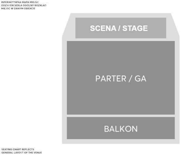 Plan miejsc w obiekcie Palaye Royale wyłącznie w celach informacyjnych