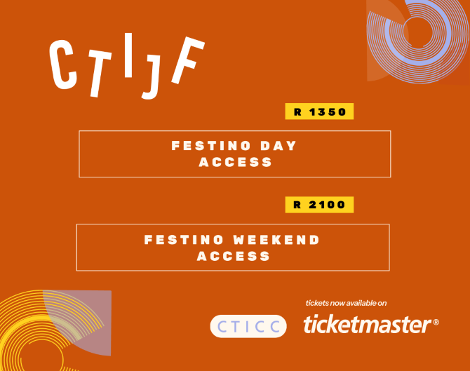 Venue seating chart for Cape Town International Jazz Festival for reference only