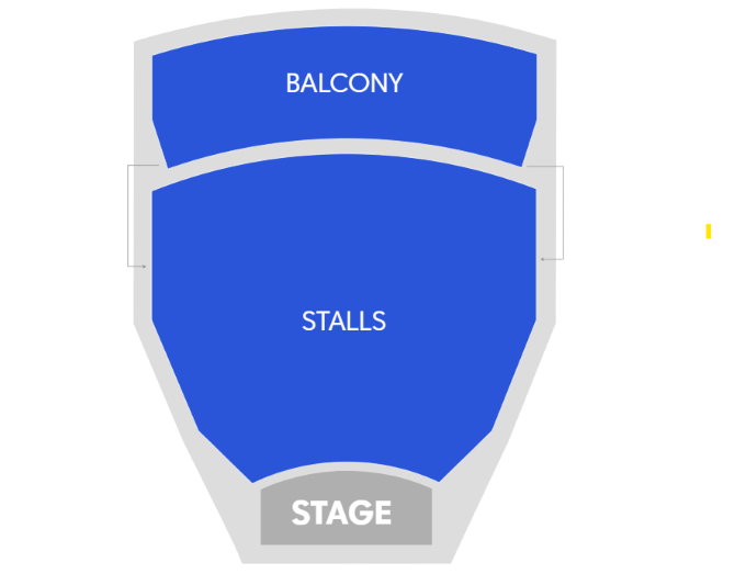 Venue seating chart for Pratibha Singh Baghel - ENCORE for reference only