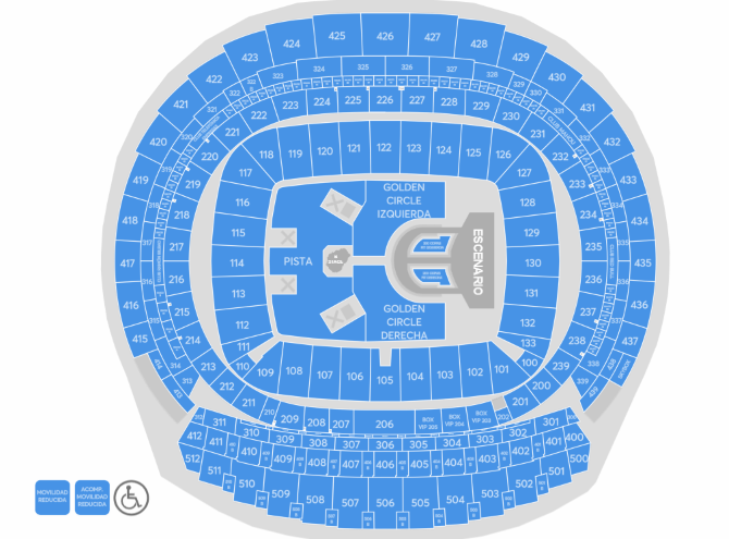 Plan de salle - Estadio Riyadh Air Metropolitano