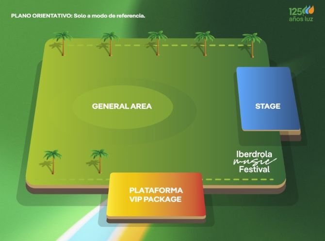 Plano de la sala - Iberdrola Music