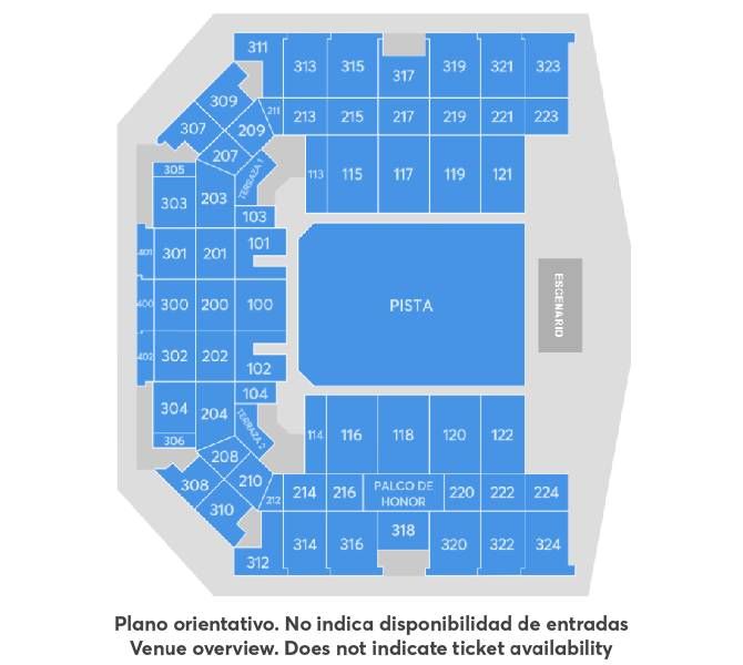 Plano de la sala - Bizkaia Arena - BEC!