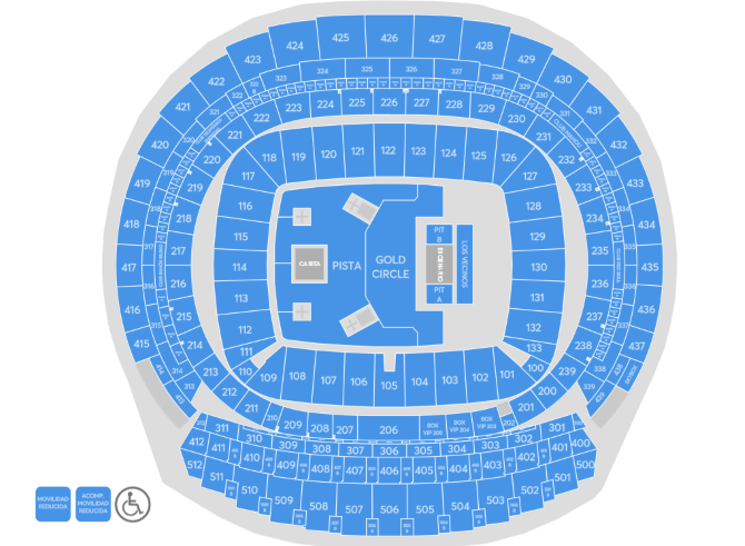 Zaalplattegrond: Bad Bunny - DeBÍ TiRAR MáS FOToS World Tour