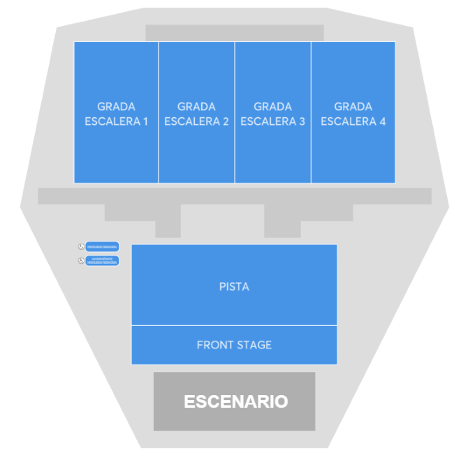 Plano de la sala - Marenostrum Fuengirola