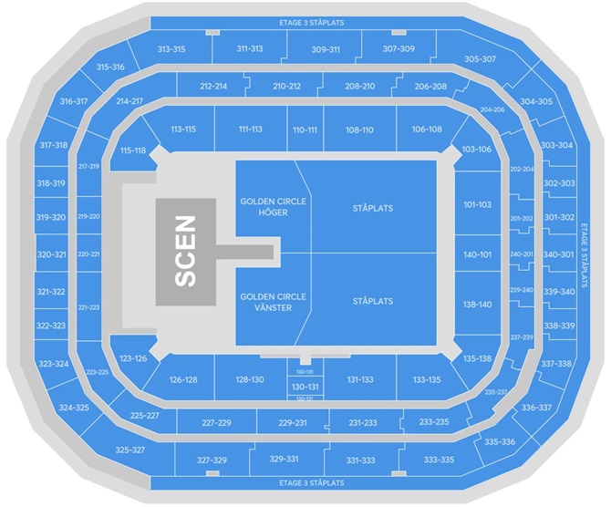 Zaalplattegrond: Bad Bunny - DeBÍ TiRAR MáS FOToS World Tour