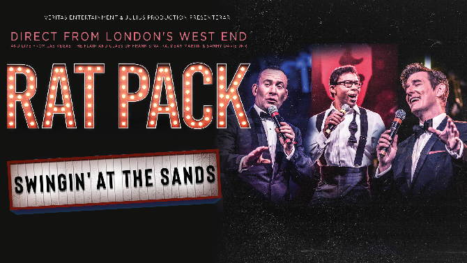Arena platskarta för Rat Pack Swingin' at The Sands enbart för referens