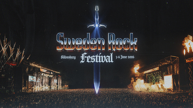 Arena platskarta för Sweden Rock Festival enbart för referens