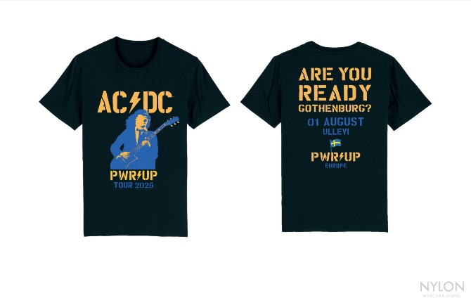 Arena platskarta för AC/DC enbart för referens