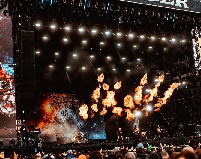 Arena platskarta för Brothers Of Metal Open Air enbart för referens