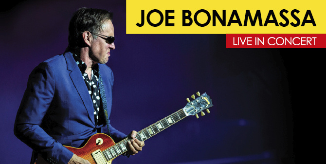 Arena platskarta för Joe Bonamassa enbart för referens