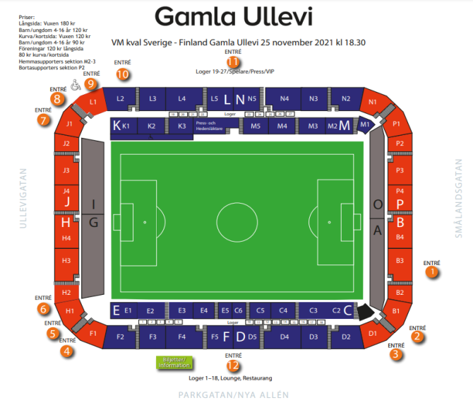 Sverige Finland Vm Kval Damer Biljetter Goteborg Tors 25 Nov 21 18 30