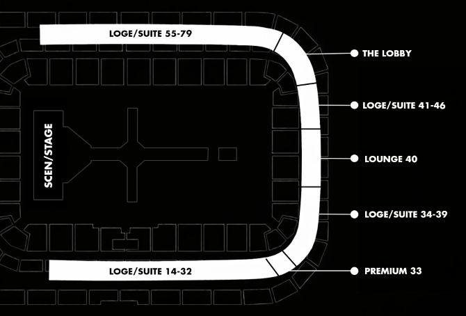 Zaalplattegrond: The Weeknd: After Hours Til Dawn Tour | Premium Experience