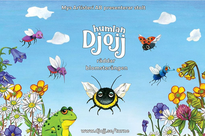 Arena platskarta för Humlan Djojj enbart för referens