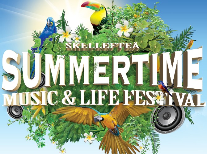 Arena platskarta för Summertime Music & Life Festival enbart för referens