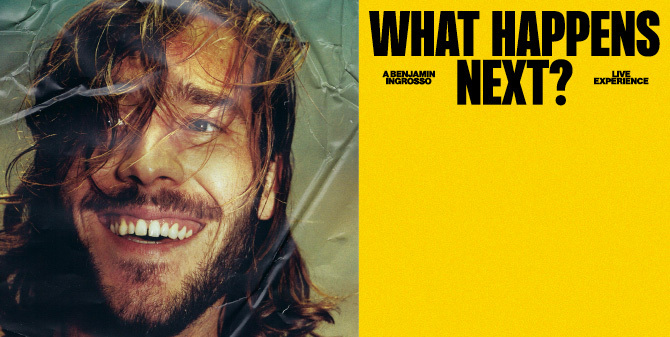 Arena platskarta för Benjamin Ingrosso enbart för referens