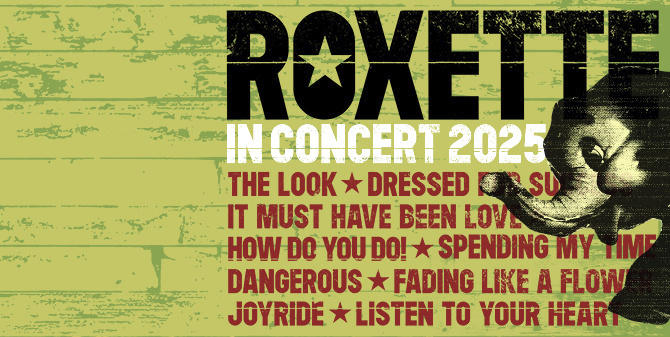 Arena platskarta för Roxette enbart för referens