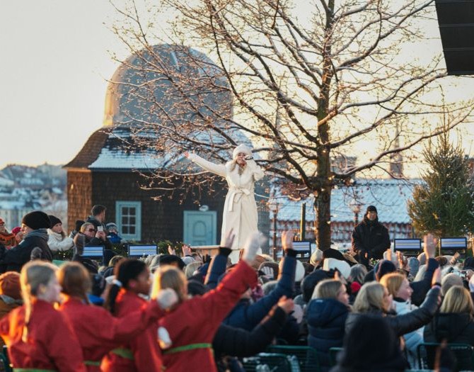Arena platskarta för Allsang Pa Skansen enbart för referens