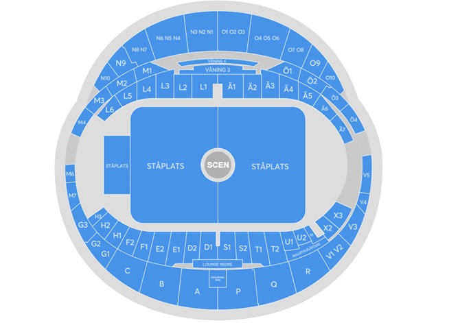 Zaalplattegrond: SWEDISH HOUSE MAFIA - EXTRA