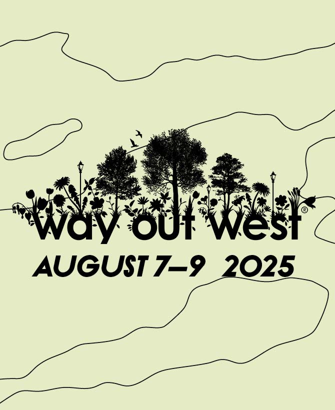 Arena platskarta för Way Out West enbart för referens
