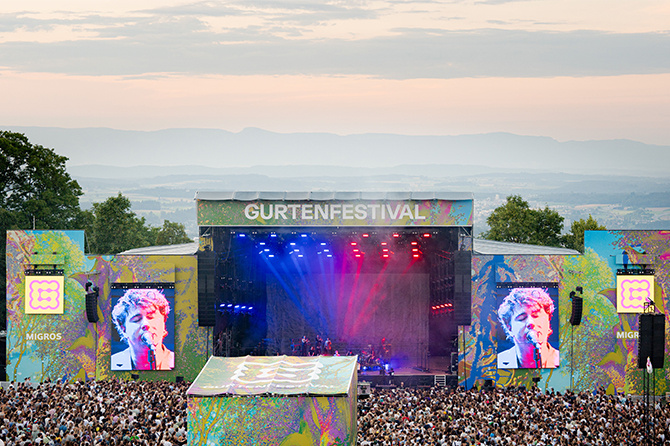 Saalplan für Gurtenfestival nur zu Ansichtszwecken