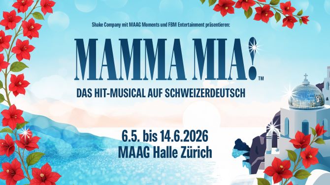 Zaalplattegrond: MAMMA MIA! – Das Hit-Musical auf Schweizerdeutsch