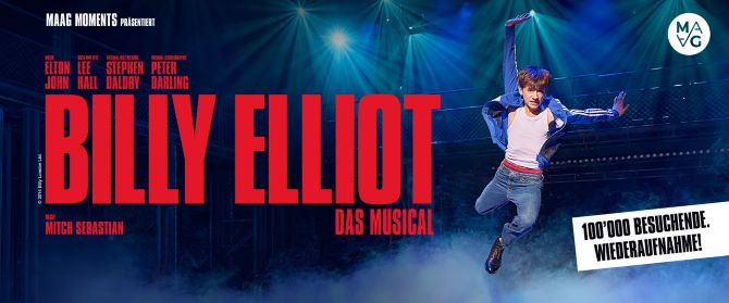Saalplan für Billy Elliot the Musical nur zu Ansichtszwecken