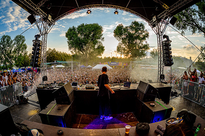 Saalplan für Tension Summer Festival nur zu Ansichtszwecken