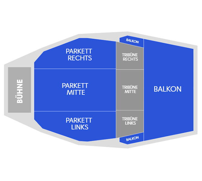 Plan de salle - THE HALL Zürich