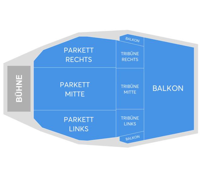 Plan de salle - THE HALL Zürich