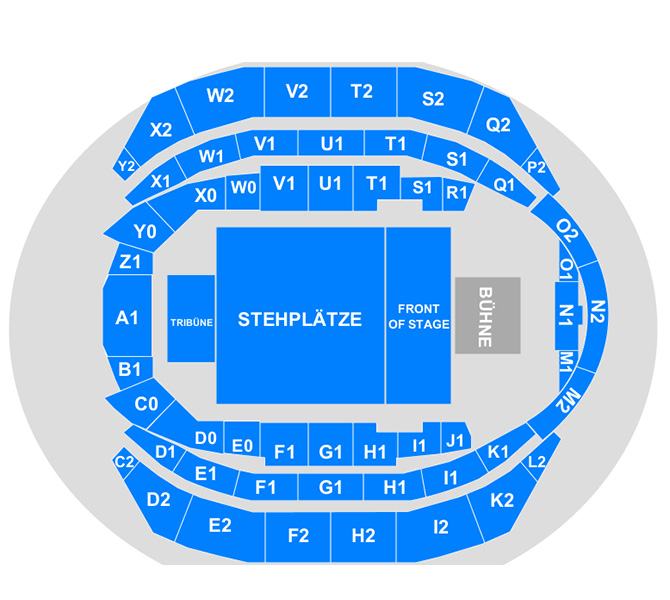 Plan de salle - Hallenstadion