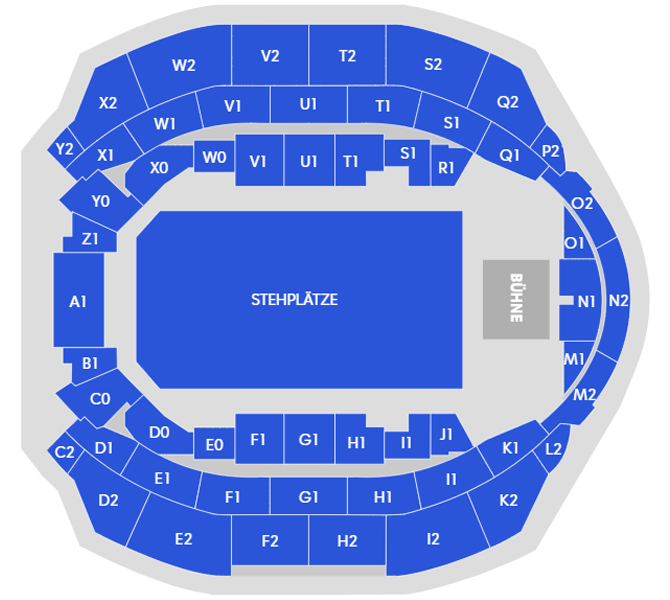 Plan de salle - Hallenstadion