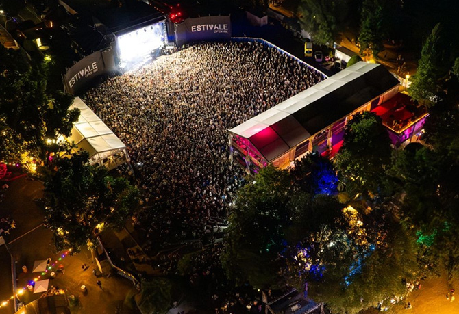 Saalplan für Estivale Open Air nur zu Ansichtszwecken