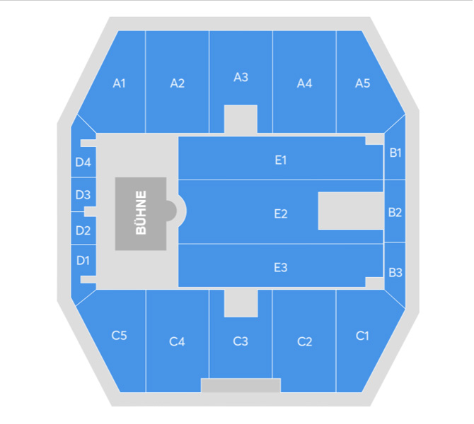 Plan de salle St Jakobshalle