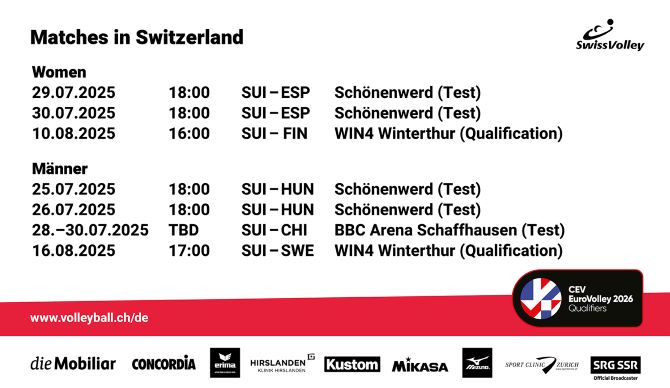 Saalplan für Swiss Volley nur zu Ansichtszwecken