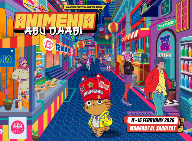 Venue seating chart for Animenia Abu Dhabi 2026 for reference only